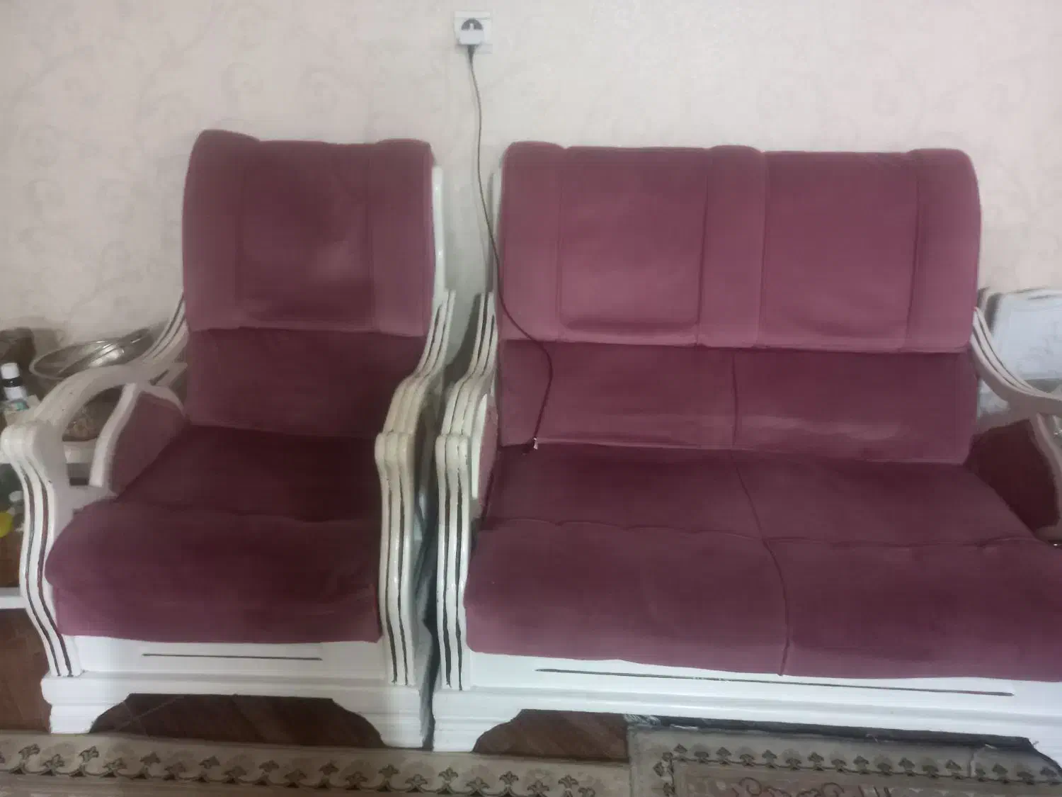 مبل ۷نفره|مبلمان خانگی و میز عسلی|بروجرد, |دیوار