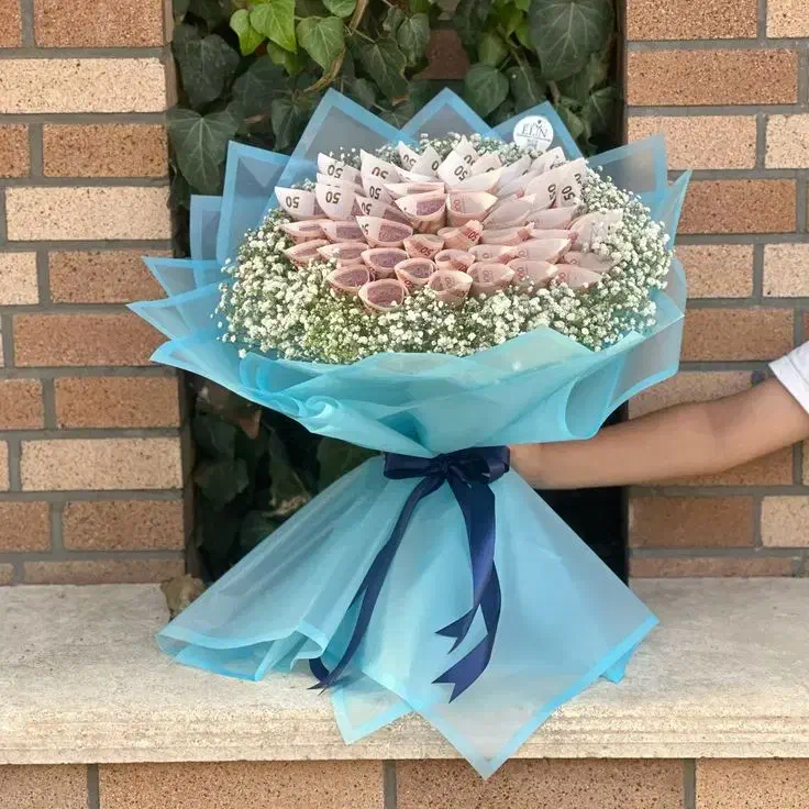 دسته گل ربانی، اسکناس|گل مصنوعی|خرمشهر, |دیوار