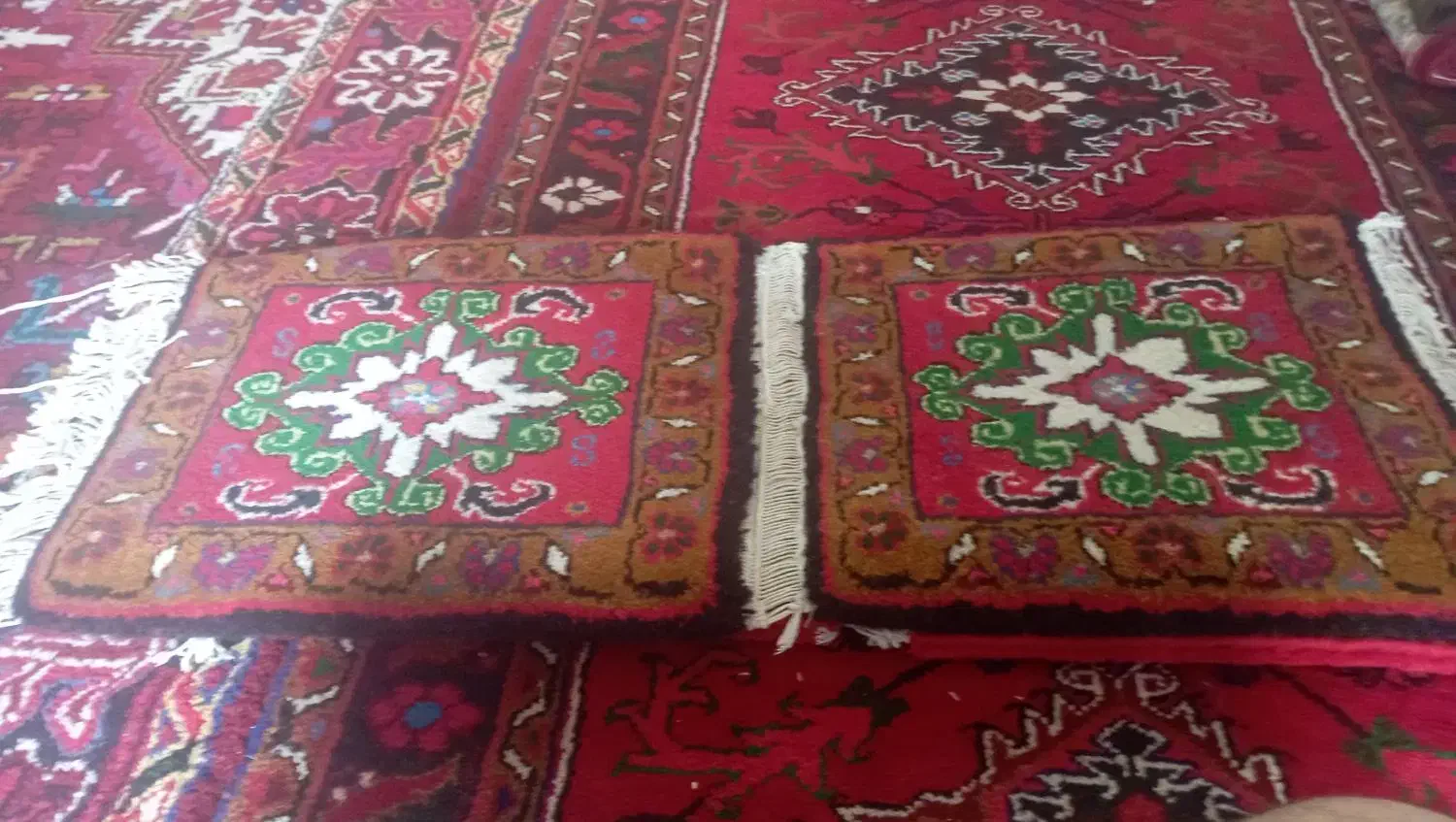 فرش صندلی|پشتی|تبریز, |دیوار