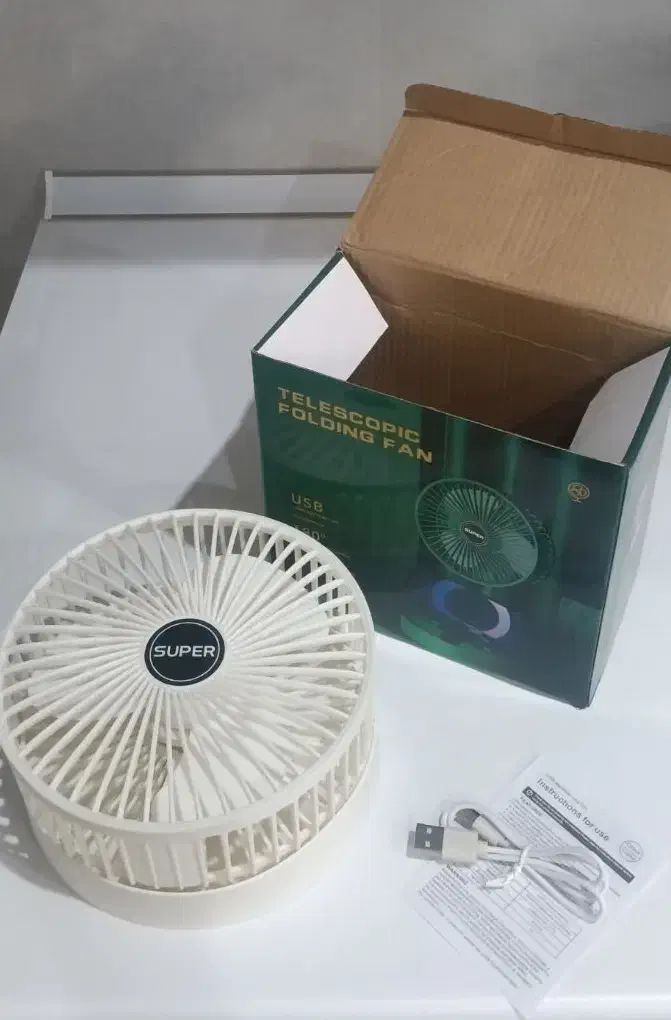 پنکه شارژی تلسکوپی|پنکه و تصفیهکنندهٔ هوا|باغستان, |دیوار