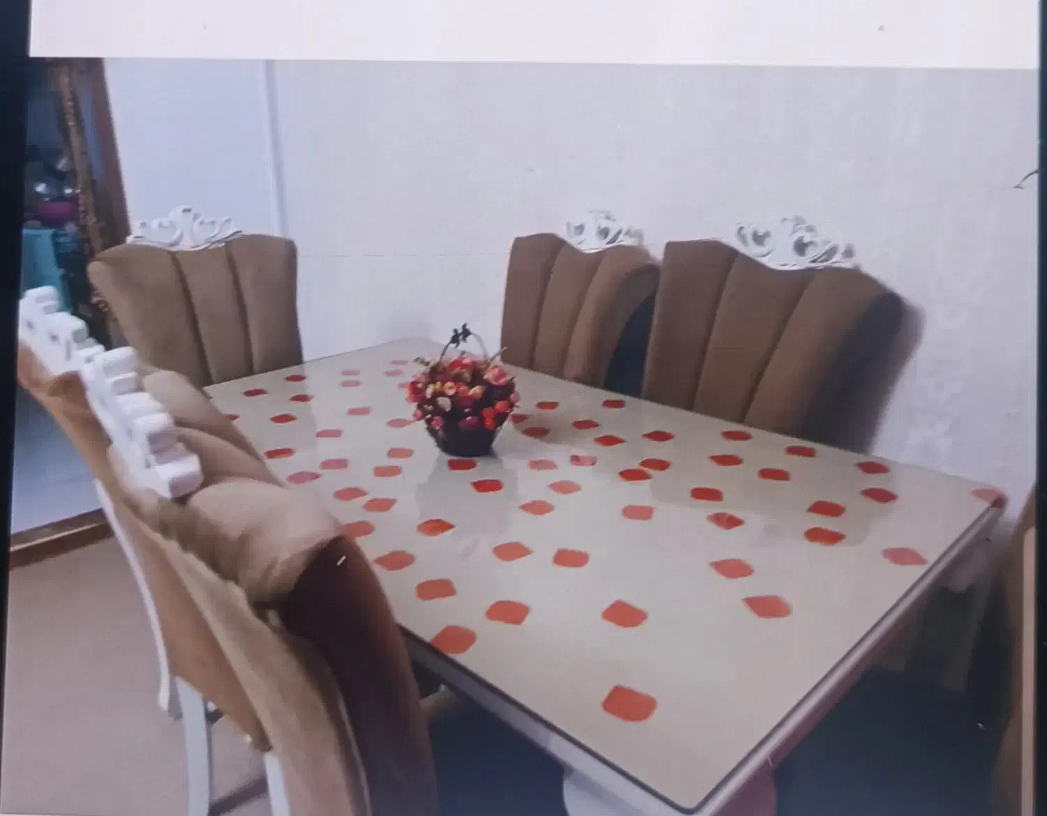 میز غذاخوری ۶نفره|میز و صندلی غذاخوری|آبیک, |دیوار