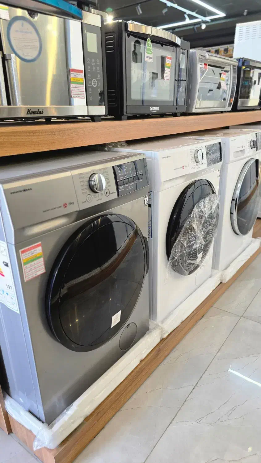 لباسشویی ۹ کیلویی ۲۴ ماهه باکارت ملی (چک صیاد)|ماشین لباسشویی و خشک‌کن لباس|کرمانشاه, |دیوار