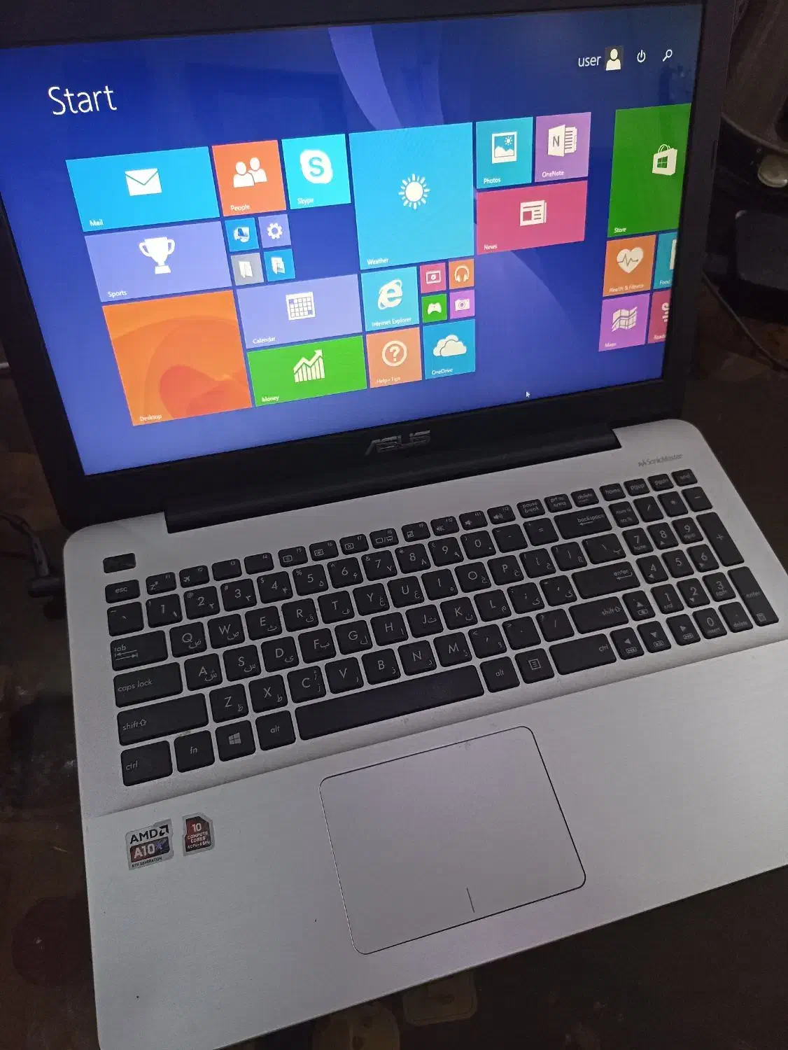 Asus K555D با ۲ گیگ‌ گرافیک Radeon R6|رایانه همراه|اصفهان, آهنگران|دیوار