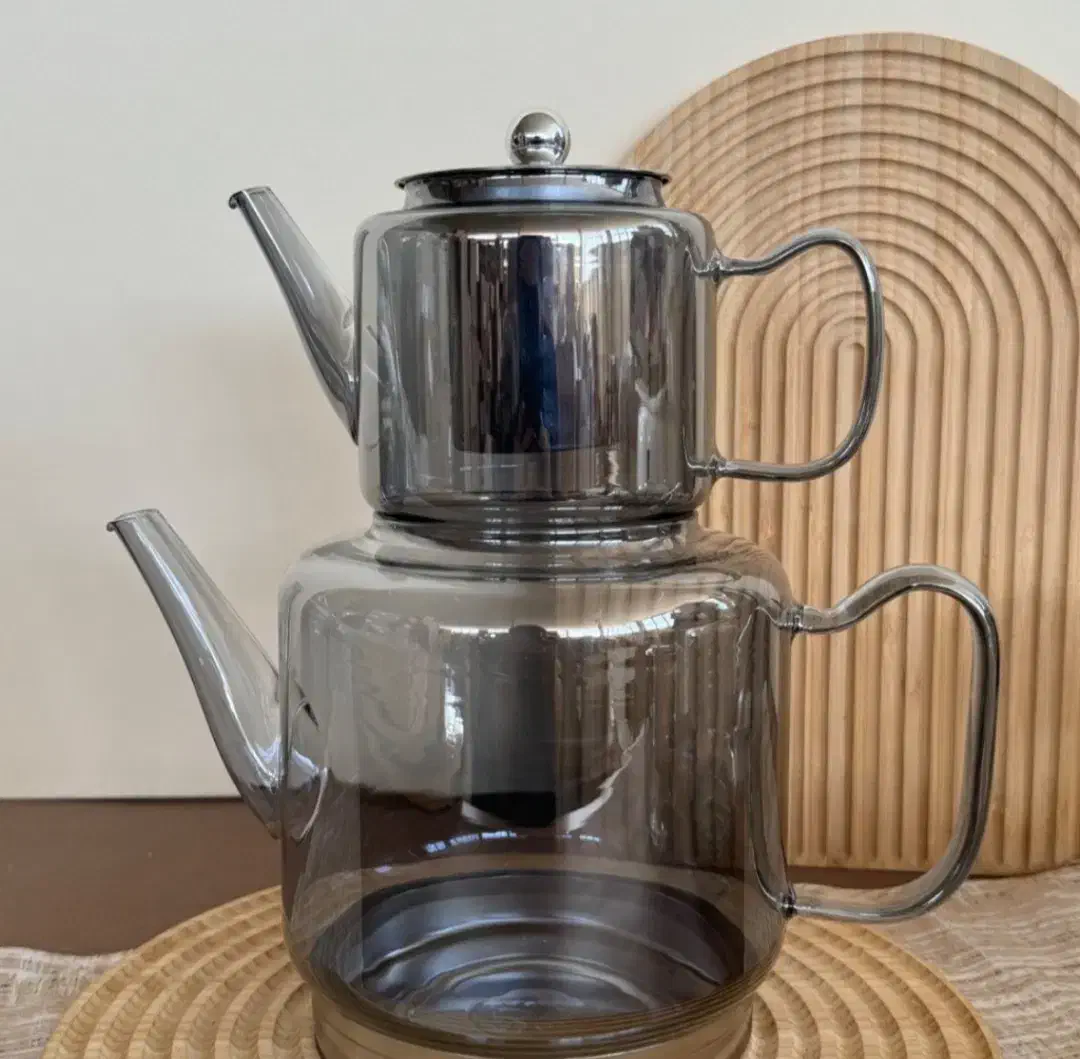 کتری قوری پیرکس کف استیل ۳۰۴ دودی آنتی شوک|قوری، کتری، قهوه‌ساز دستی|مشهد, الهیه|دیوار