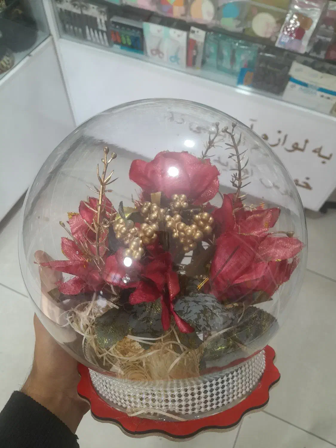 گوی حبابی گل مصنوعی|گل مصنوعی|ارومیه, |دیوار