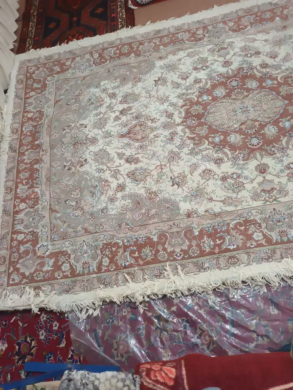 فرش  دستبافت خطیبی۶متری۳۰ رج|فرش|اسکو, |دیوار