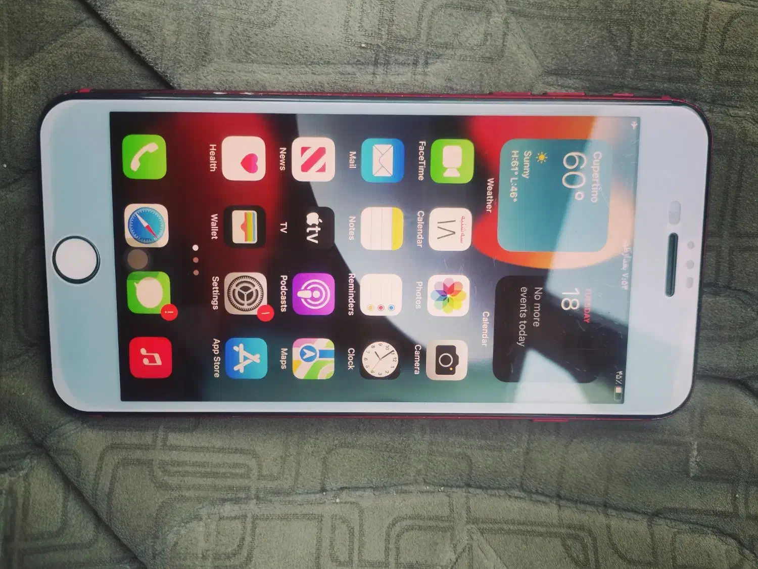 ایفون 7 پلاس رنگ قرمز|موبایل|ایرانشهر, |دیوار