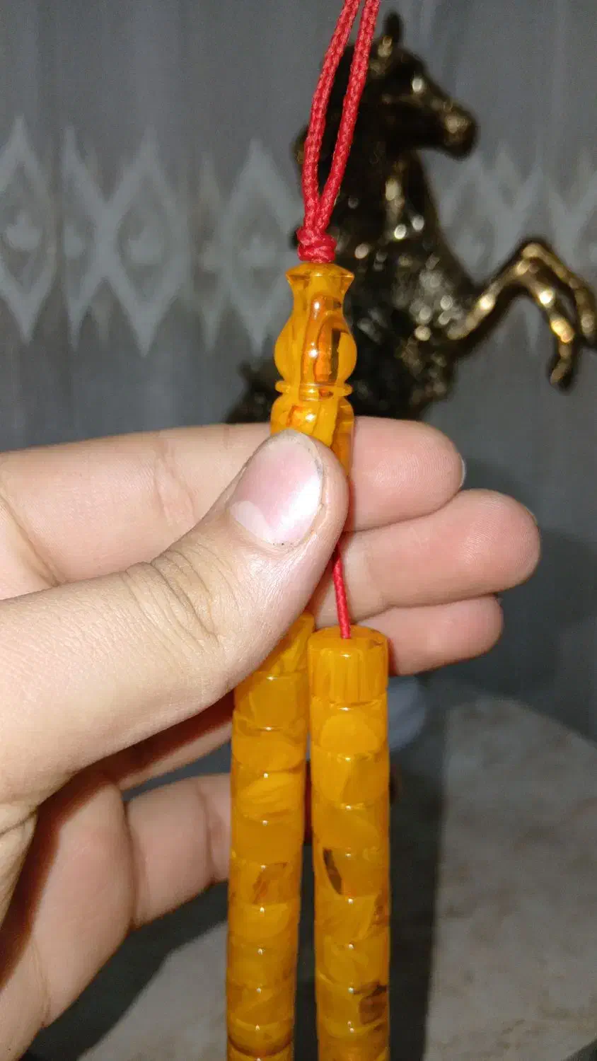 دو عدد تسبیح کهربا|کلکسیون اشیاء عتیقه|فردیس, شهرک شهید حسینی|دیوار