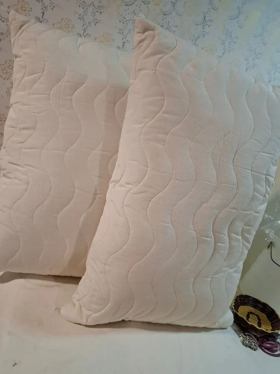 دوعددبالشت زیپ دار|رختخواب، بالش، پتو|تبریز, |دیوار