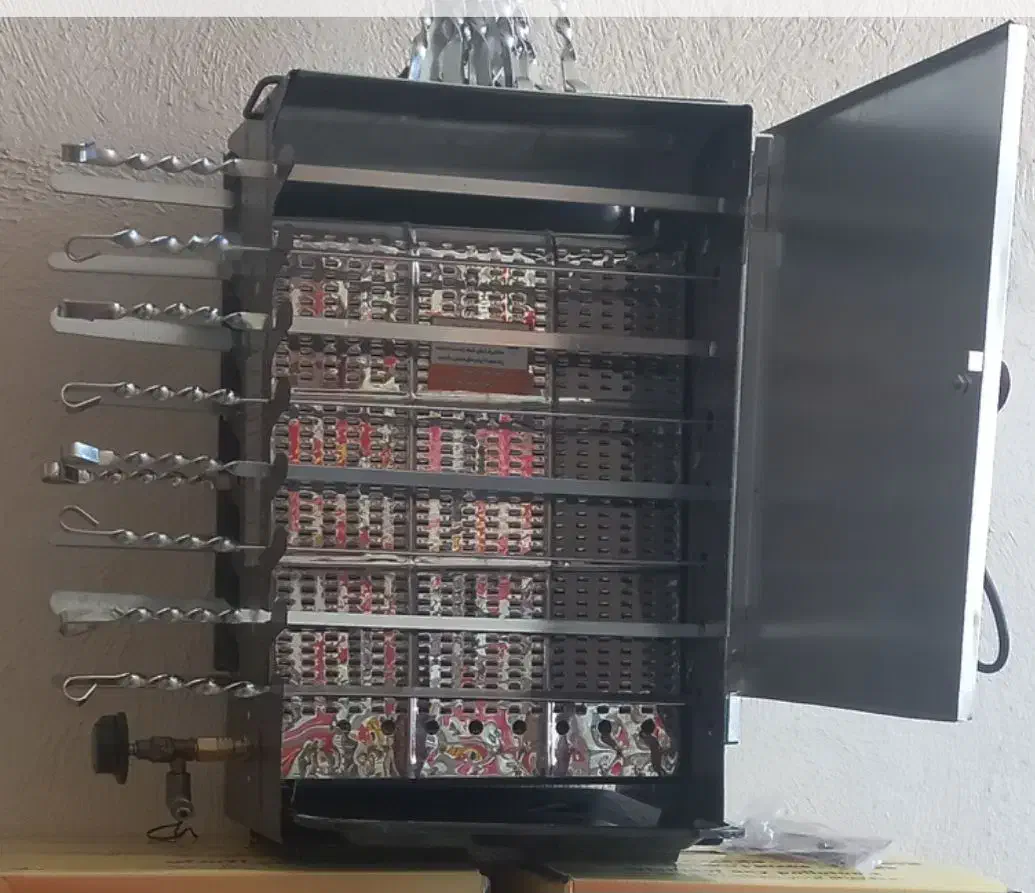 کبابپز ضیافت ۱۶سیخ جوجه گردان|اجاق گاز و لوازم برقی پختوپز|مرودشت, ژیان|دیوار