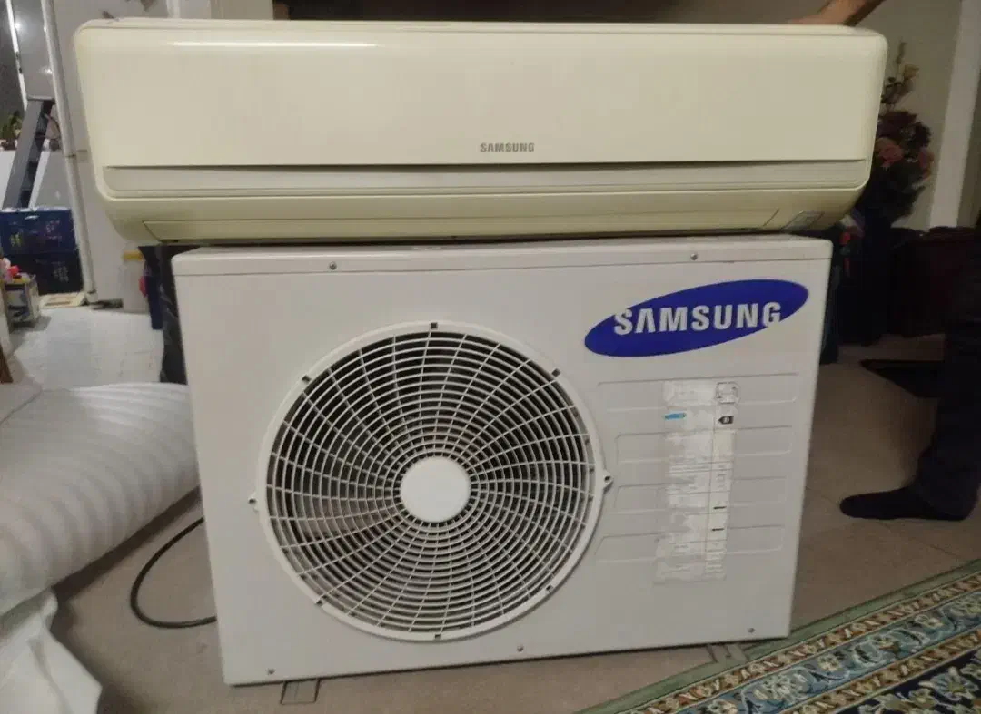 کولر اسپلیت سامسونگ کره ای 24 هزار سالم با ضمانت|کولر گازی و فنکوئل|رشت, رشتیان|دیوار