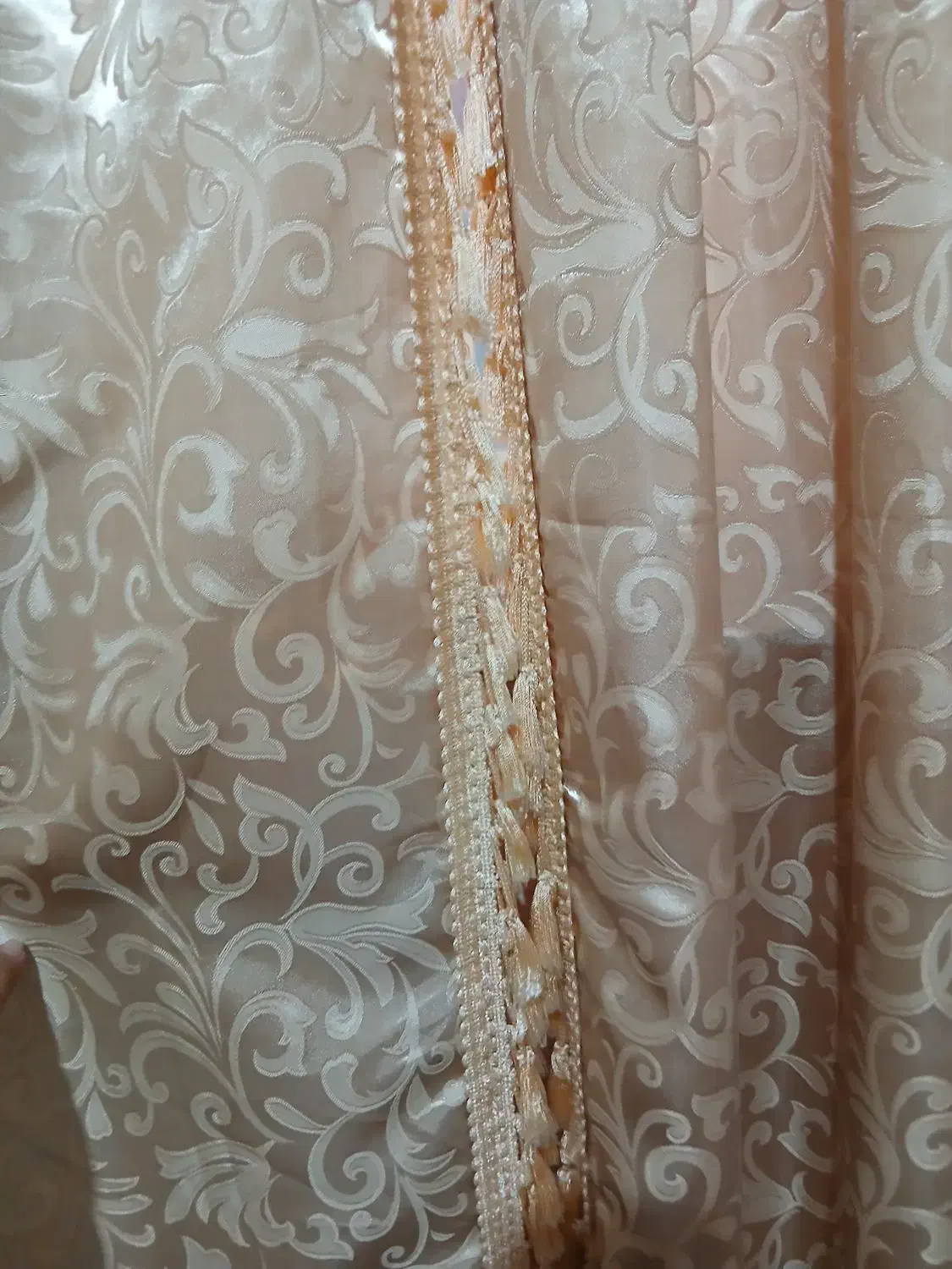 پرده اتاق خواب ساتن|پرده، رانر، رومیزی|سنندج, |دیوار