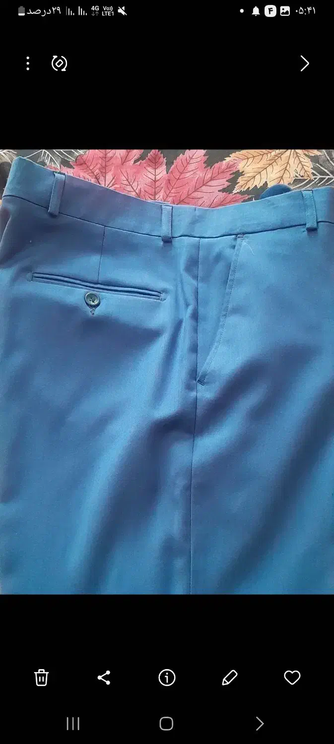 1دست کت وشلوار سایز52،ابی|لباس|پاکدشت, شهرک امام رضا|دیوار