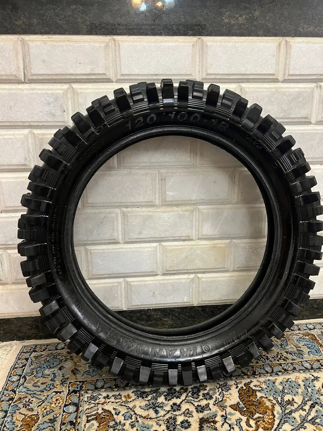 لاستیک گل کراسی ایران یاسا ۱۲۰/۱۰۰/۱۸|قطعات یدکی و لوازم جانبی|تالش, هشتپر|دیوار