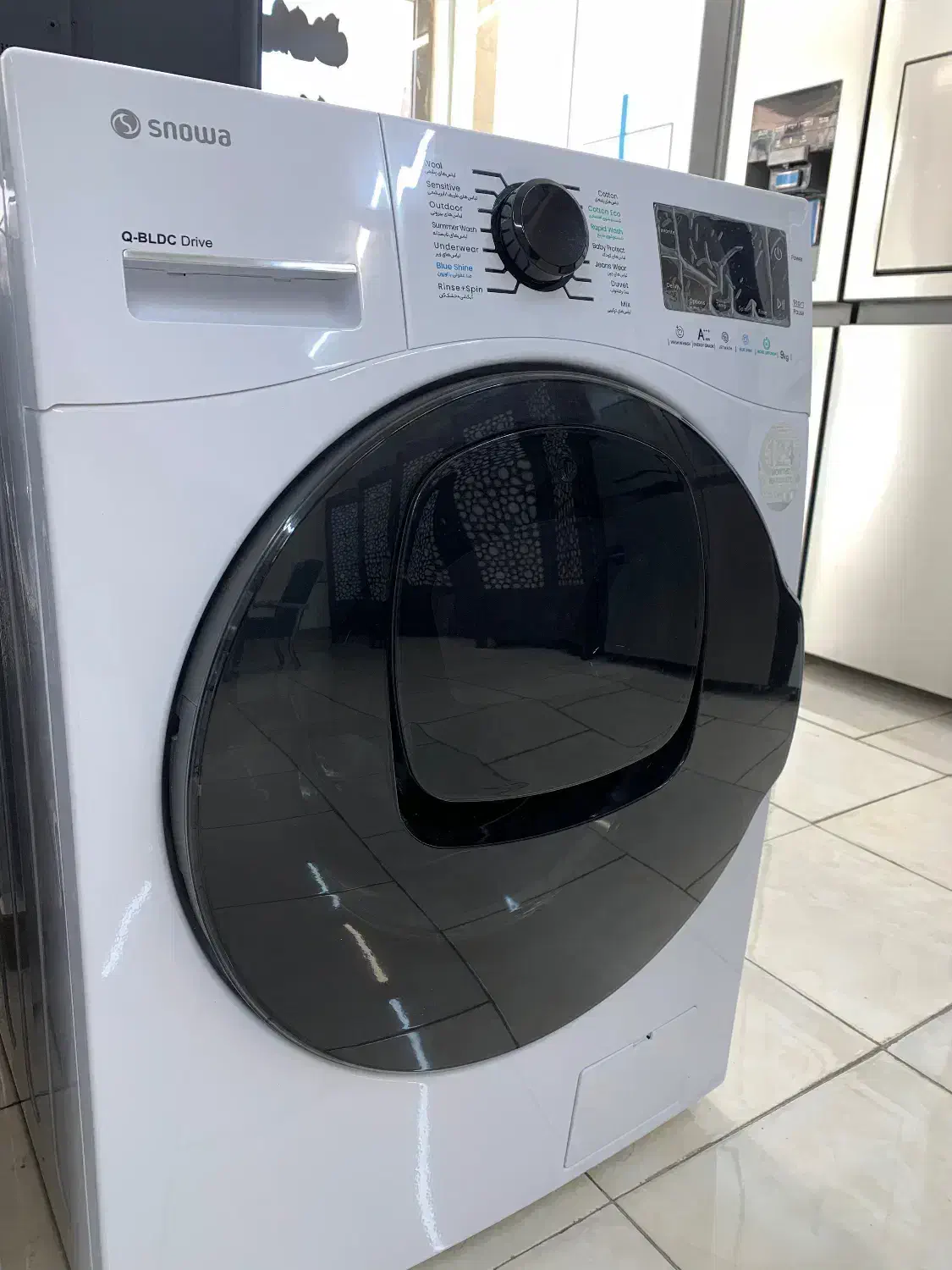 فروش جشنواره پاییزی لباسشویی 9کیلویی اسنوا|ماشین لباسشویی و خشککن لباس|قوچان, |دیوار