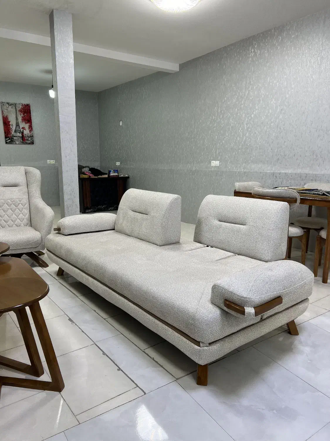 مبل راحتی تختخوابشو ناتالی|مبلمان خانگی و میز عسلی|کرج, باغستان|دیوار