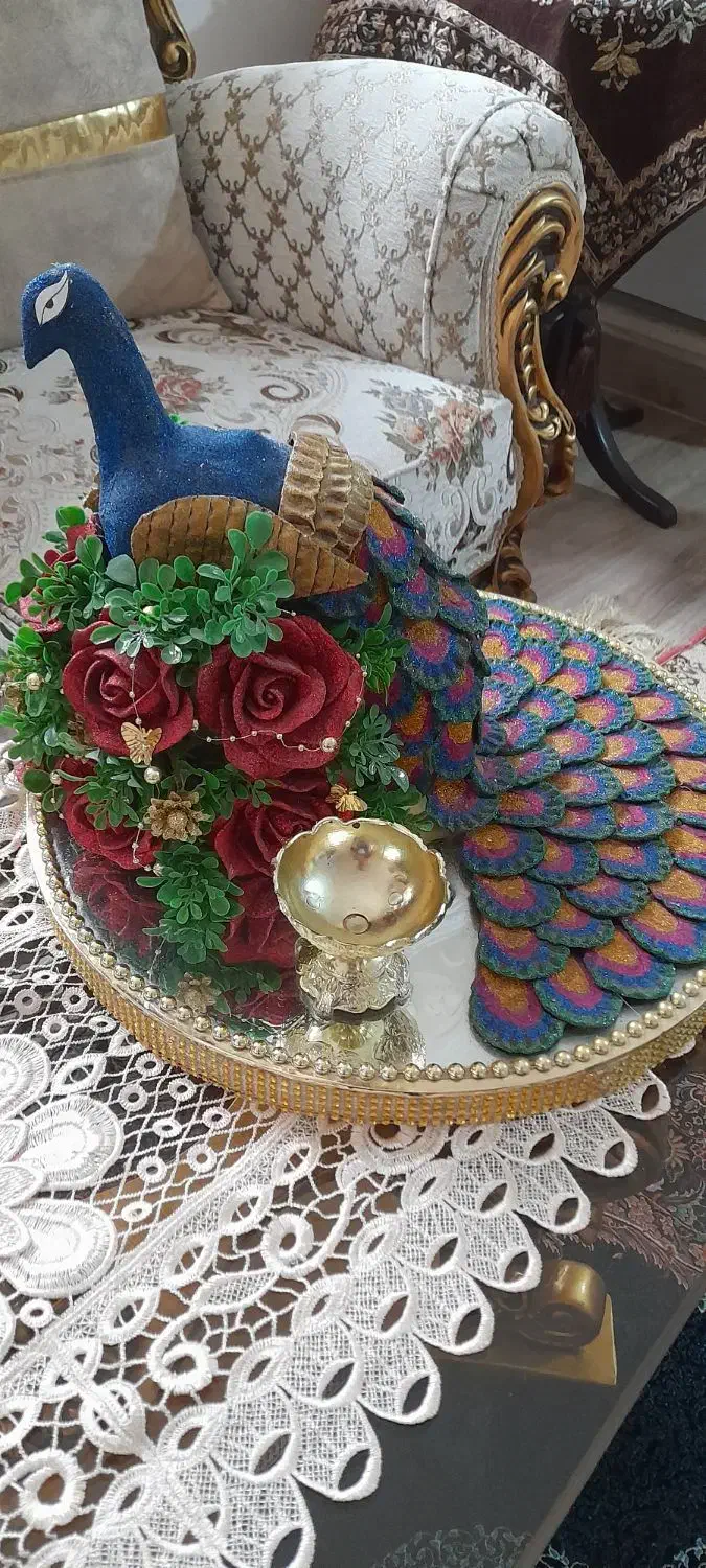 ظرف مخصوص جشن حنابندان|صنایع دستی و سایر لوازم تزئینی|ماکو, |دیوار