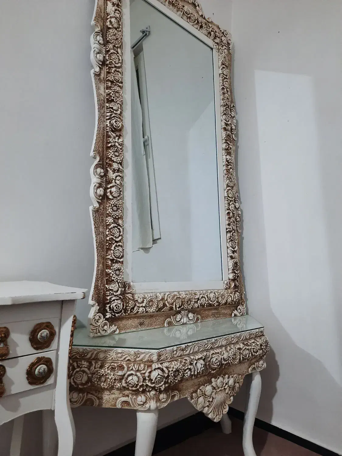 بوفه. آینه .جای تلفن|بوفه، ویترین، کنسول|مریوان, |دیوار