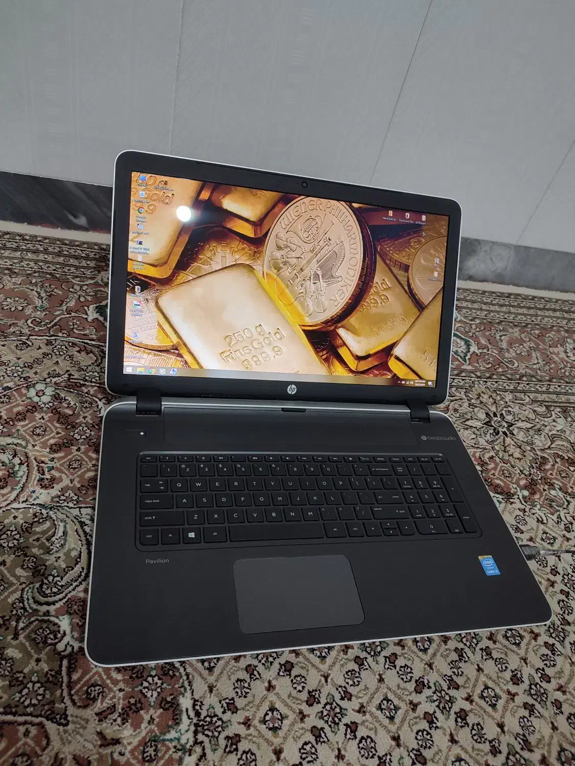 HPهفده اینچ بزرگ بسیار روان دقیق مهندسی درحد آکبند|رایانه همراه|پارسآباد, |دیوار