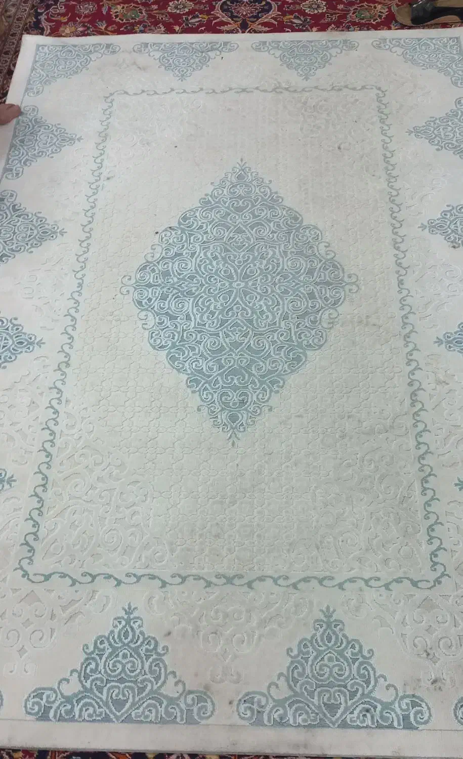 فرش ۴ متری فانتزی سفید|فرش|تهران, انبار نفت|دیوار
