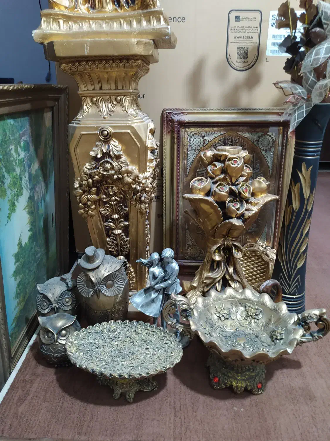 ساعت سرپاای و مجسمه|ساعت دیواری و تزئینی|شوشتر, |دیوار