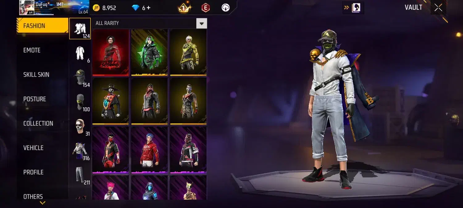 اکانت فری فایر|کنسول، بازی ویدئویی و آنلاین|فولادشهر, C1|دیوار