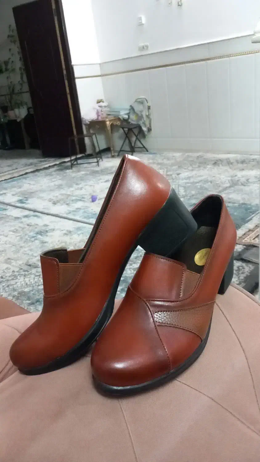 کفش تبی چرم  نونو|کیف، کفش، کمربند|قم, سرحوض|دیوار
