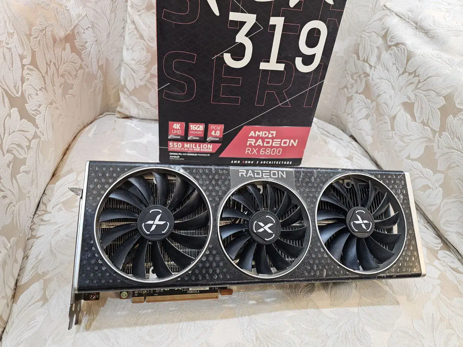 کارت گرافیک Rx 6800 xfx|قطعات و لوازم جانبی رایانه|تهران, چوب تراش|دیوار