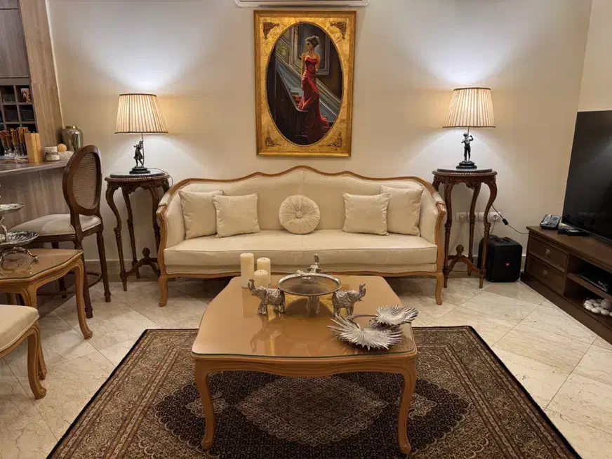 ست مبلمان ۷ نفره فرانسوی با ناهار خوری ۸ نفره|مبلمان خانگی و میز عسلی|تهران, اقدسیه|دیوار