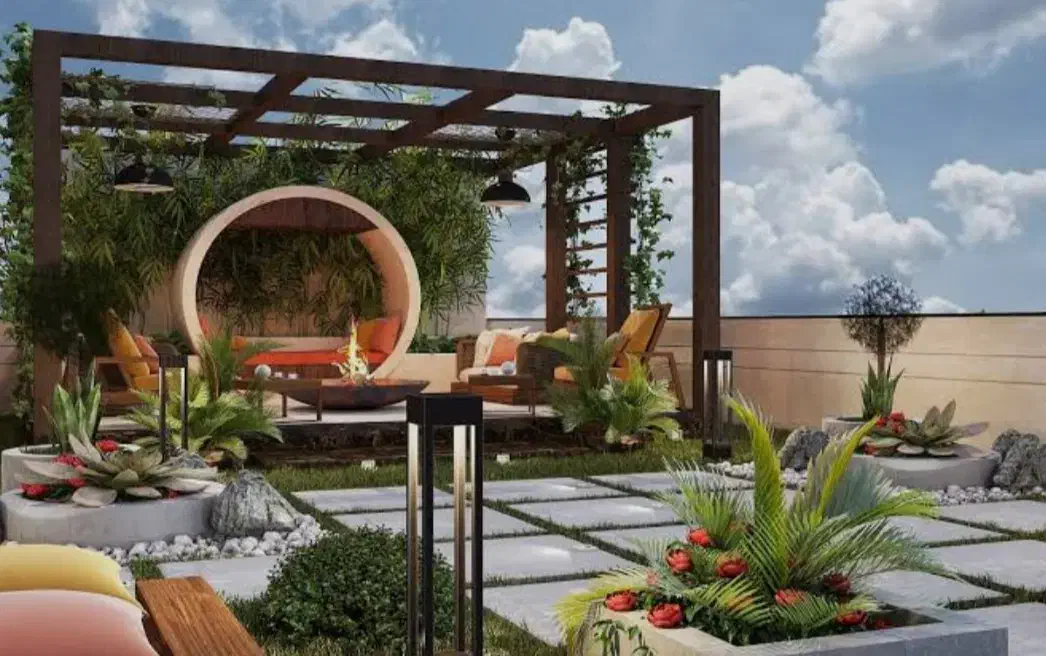 محوطه سازی و اجرای روف گاردن|خدمات پیشه و مهارت|گرگان, |دیوار