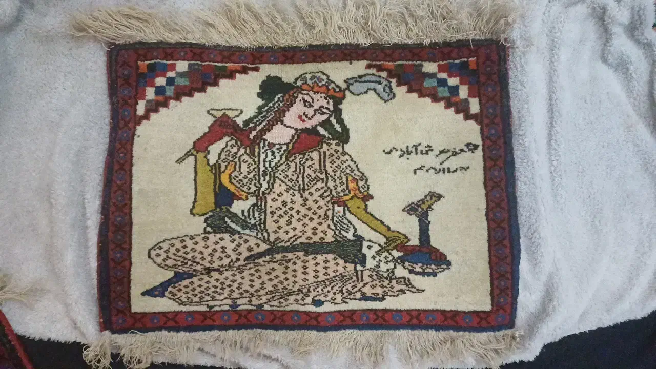 قالیچه دیوارکوب عتیقه|تابلو فرش|تهران, نارمک جنوبی|دیوار