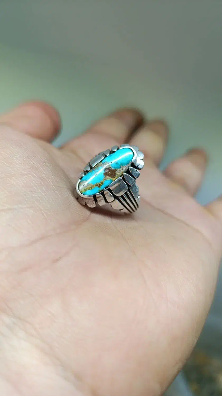 انگشتر فیروزه نیشابوری انگشتر عقیق|جواهرات|قم, دروازه ری|دیوار