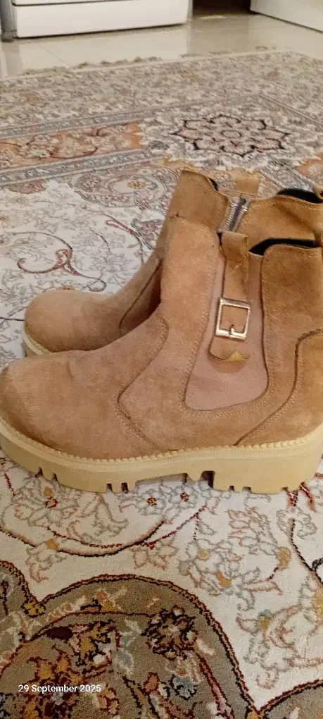 کفش بوت زنانه نو|کیف، کفش، کمربند|کیش, |دیوار