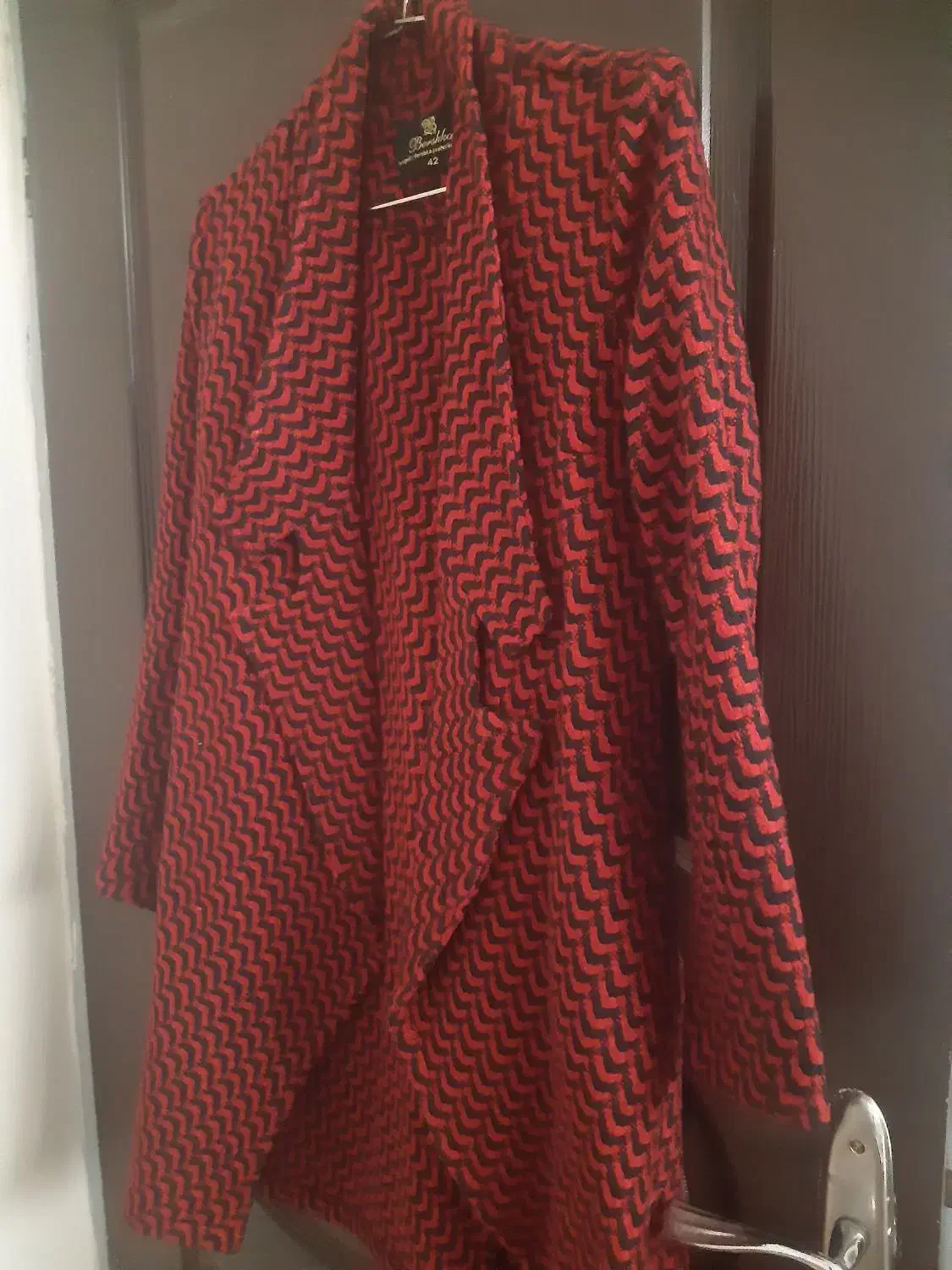 پالتوی قرمز یلدایی  نو|لباس|محمدیه-قزوین, |دیوار