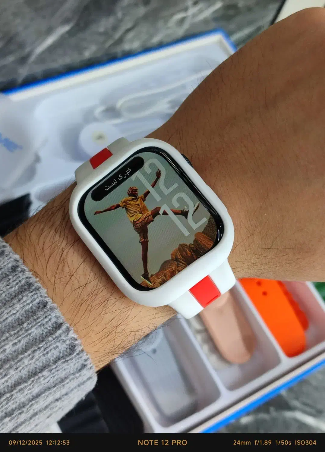 ساعت هوشمند 10بنده برند ویزمی سایز ۴۵هدیه محافظ|ساعت|کرج, اتحاد|دیوار