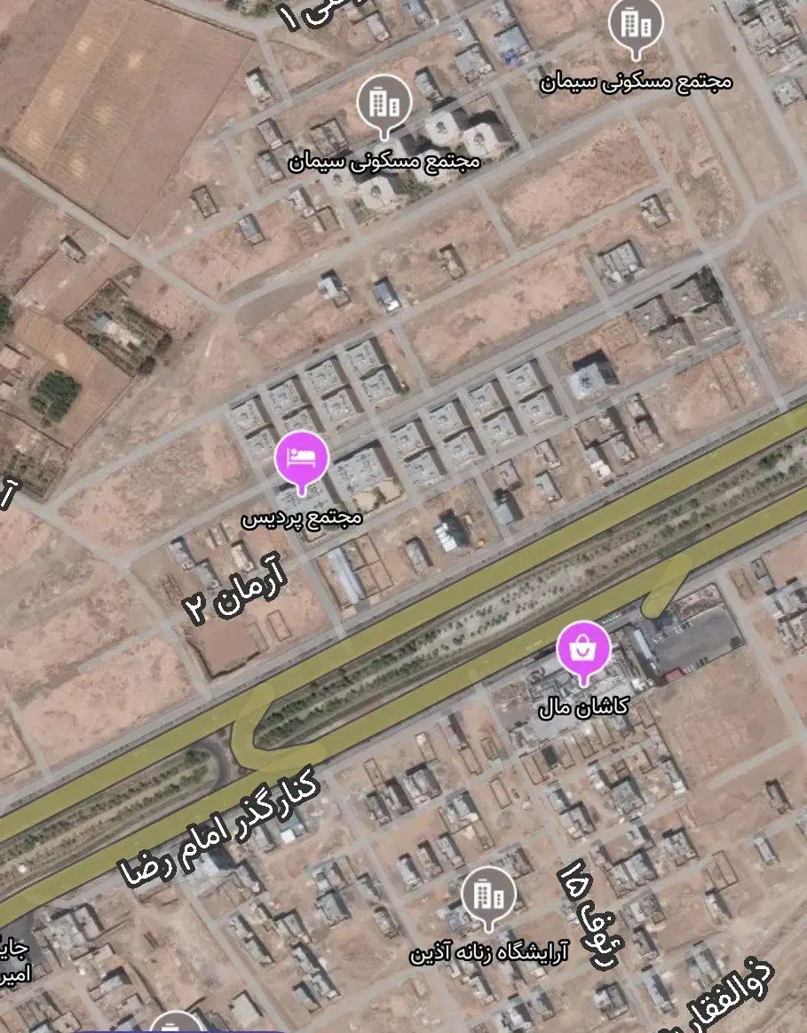 زمین ۲۰۰ متری/ محدوده کاشان مال/ با رضایت/ معاوضه|فروش زمین و ملک کلنگی|کاشان, فاز ۲ ناجی آباد|دیوار