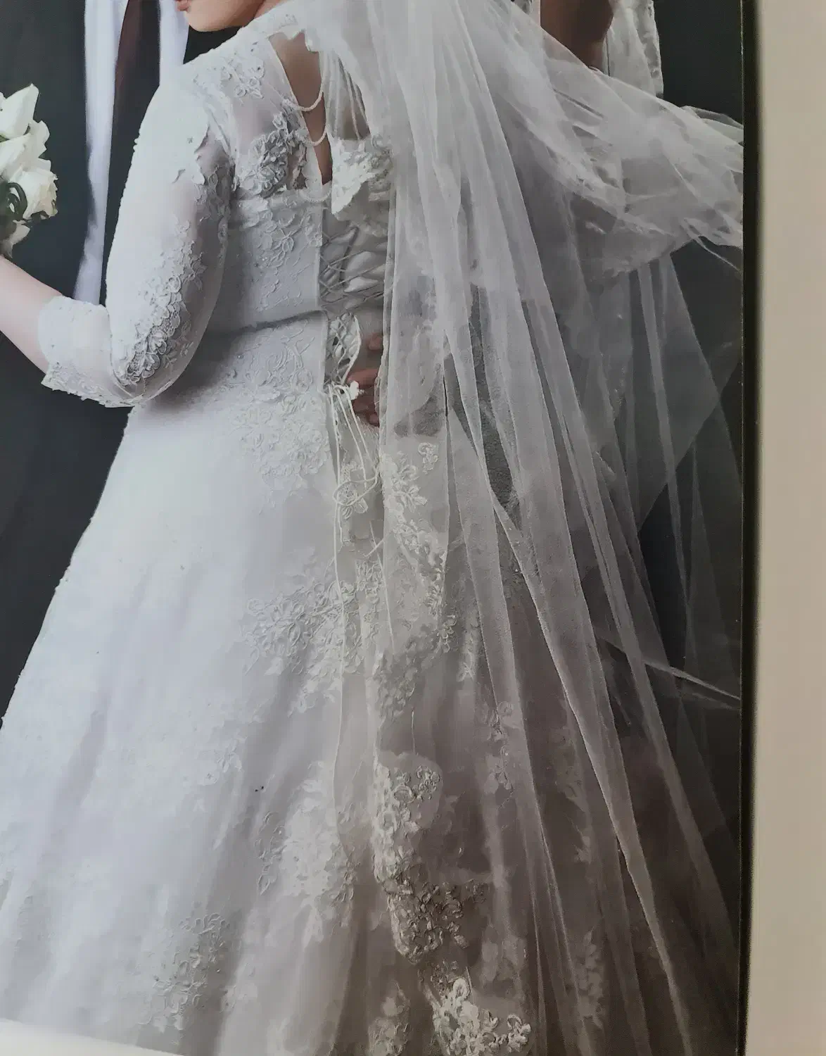 لباس عروس ژورنالی فرانسوی سایز ۴۸ تا ۵۰|لباس|تهران, فرودگاه مهرآباد|دیوار