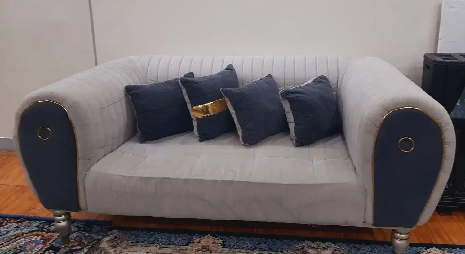 مبل راحتی هفت نفر طوسی دلفینی|مبلمان خانگی و میز عسلی|تهران, جوادیه تهرانپارس|دیوار