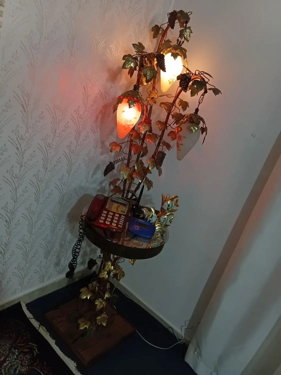 آباژور سه چراغ|چراغ خواب و آباژور|ابهر, |دیوار