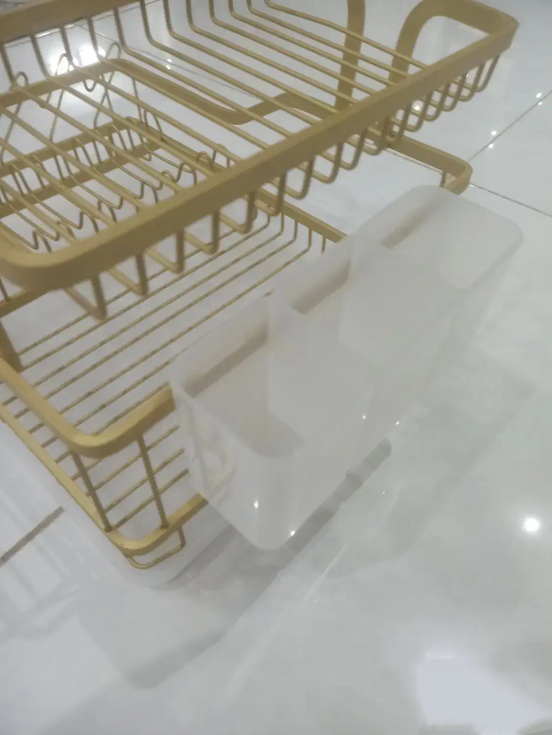 آبچکان رو‌کابینتی آلومنیومی|آب‌چکان و نظم‌دهنده ظروف|اصفهان, عسگریه|دیوار