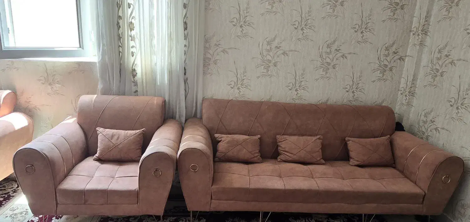 مبلمان ۷ نفره اسکارلت|مبلمان خانگی و میز عسلی|رباط‌کریم, رباط‌کریم|دیوار