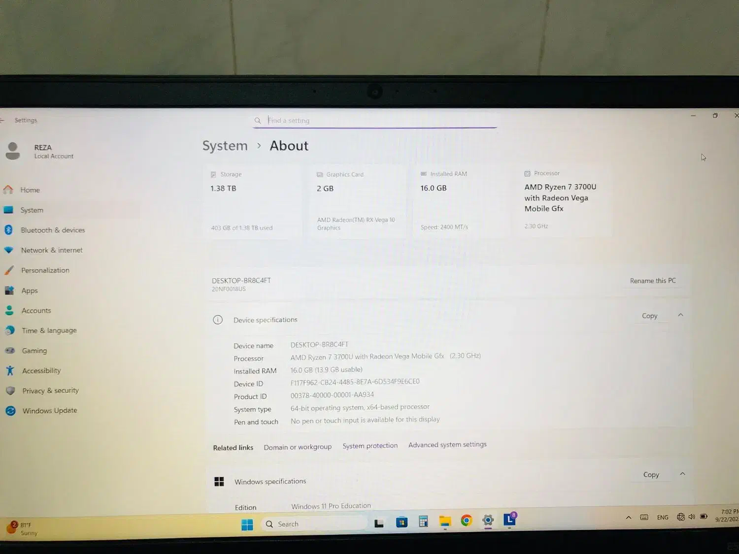 لپ تاپ LENOVO Thinkpad E595|رایانه همراه|مشهد, محمدآباد|دیوار