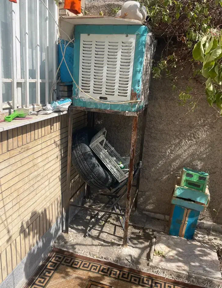 کولر ابی ۳۵۰۰ و تانکر ۳۰۰ لیتری پلاستیکی دولایه|کولر آبی|مشهد, ادیب نیشابوری (شهرک غرب)|دیوار