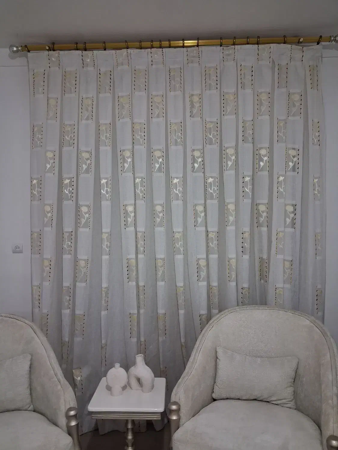 پرده|پرده، رانر، رومیزی|ساری, |دیوار