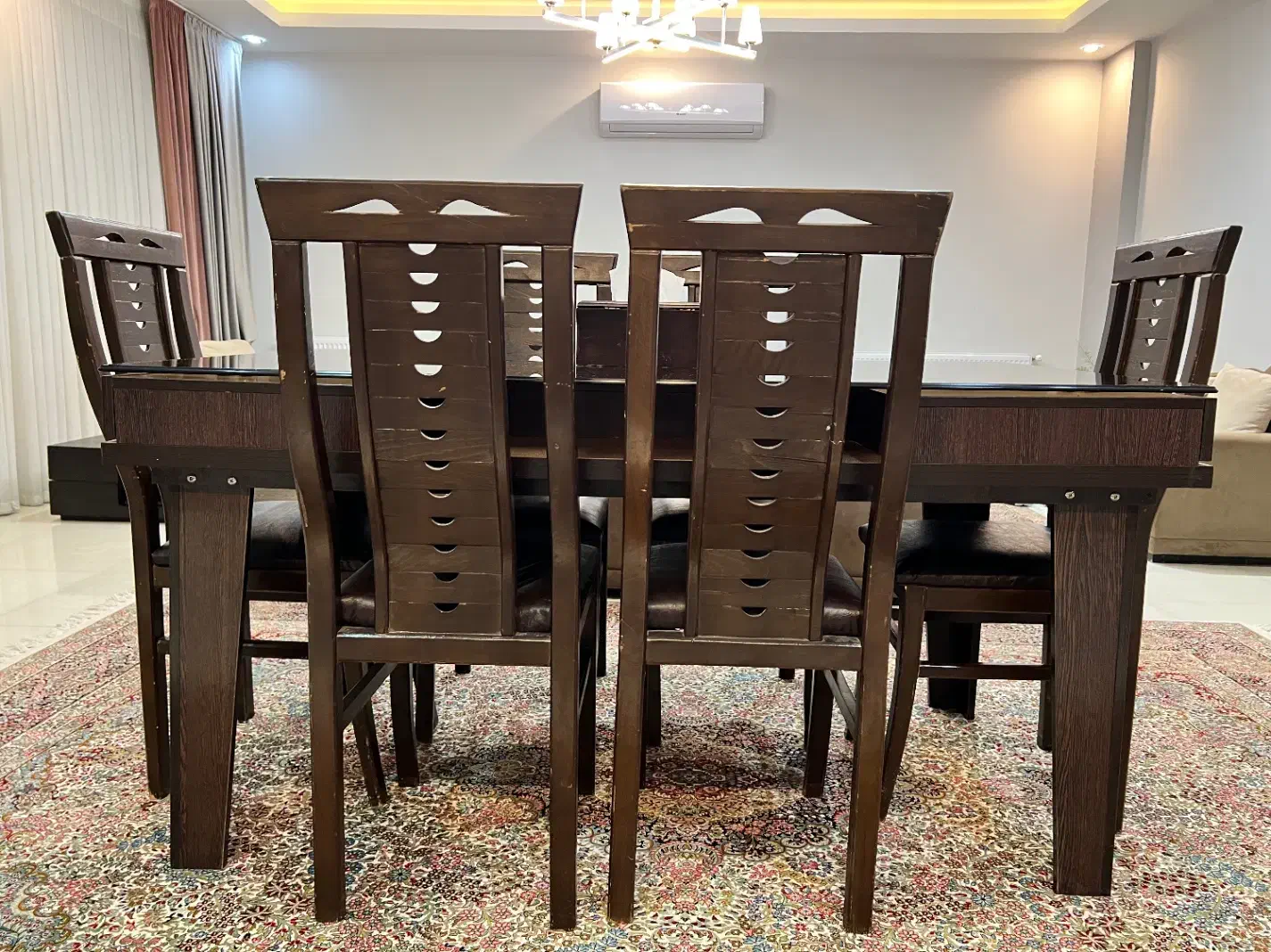 میز ناهار خوری ۶ نفره|میز و صندلی غذاخوری|سیرجان, |دیوار