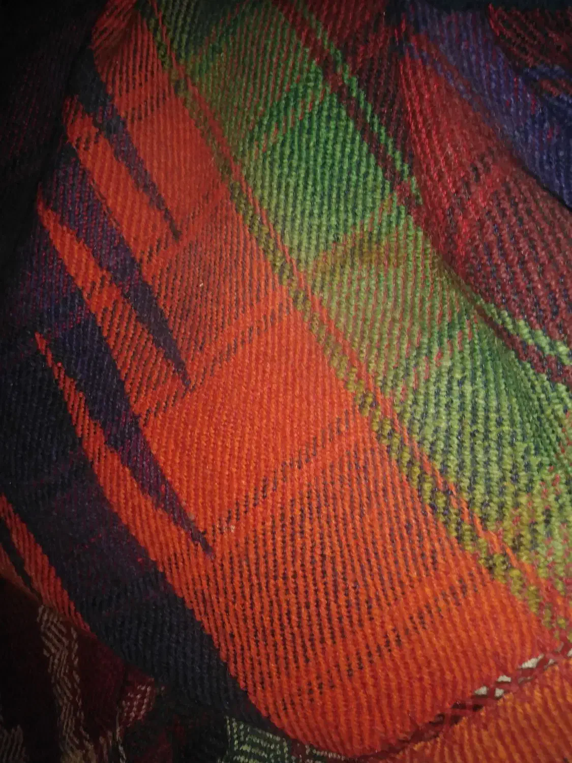 موج و جاجیم قدیمی|گلیم، جاجیم، گبه|سنندج, |دیوار