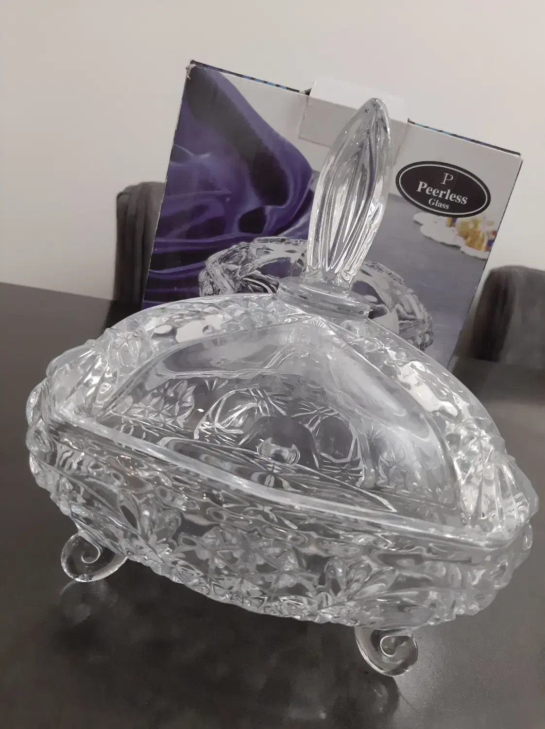 شکلات خوری کریستال|ظروف سرو و پذیرایی|تهران, بلورسازی|دیوار