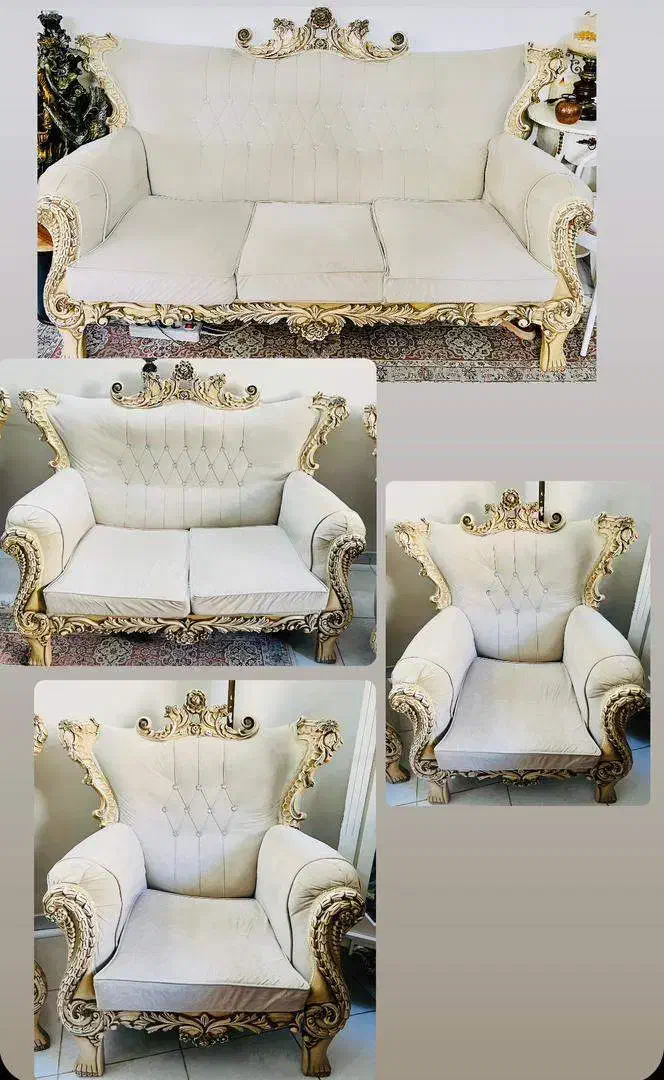 مبلمان ۷نفره|مبلمان خانگی و میز عسلی|ساری, |دیوار