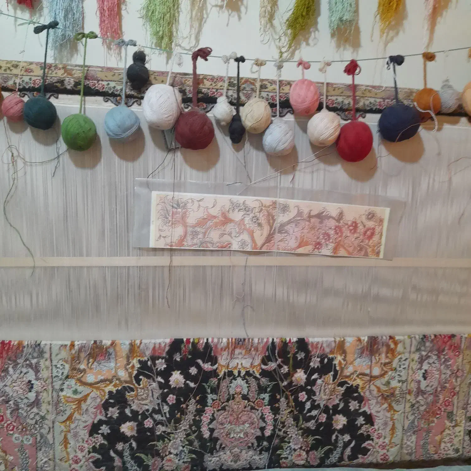 فرش قا لیچه ابریشمی|فرش|تبریز, |دیوار