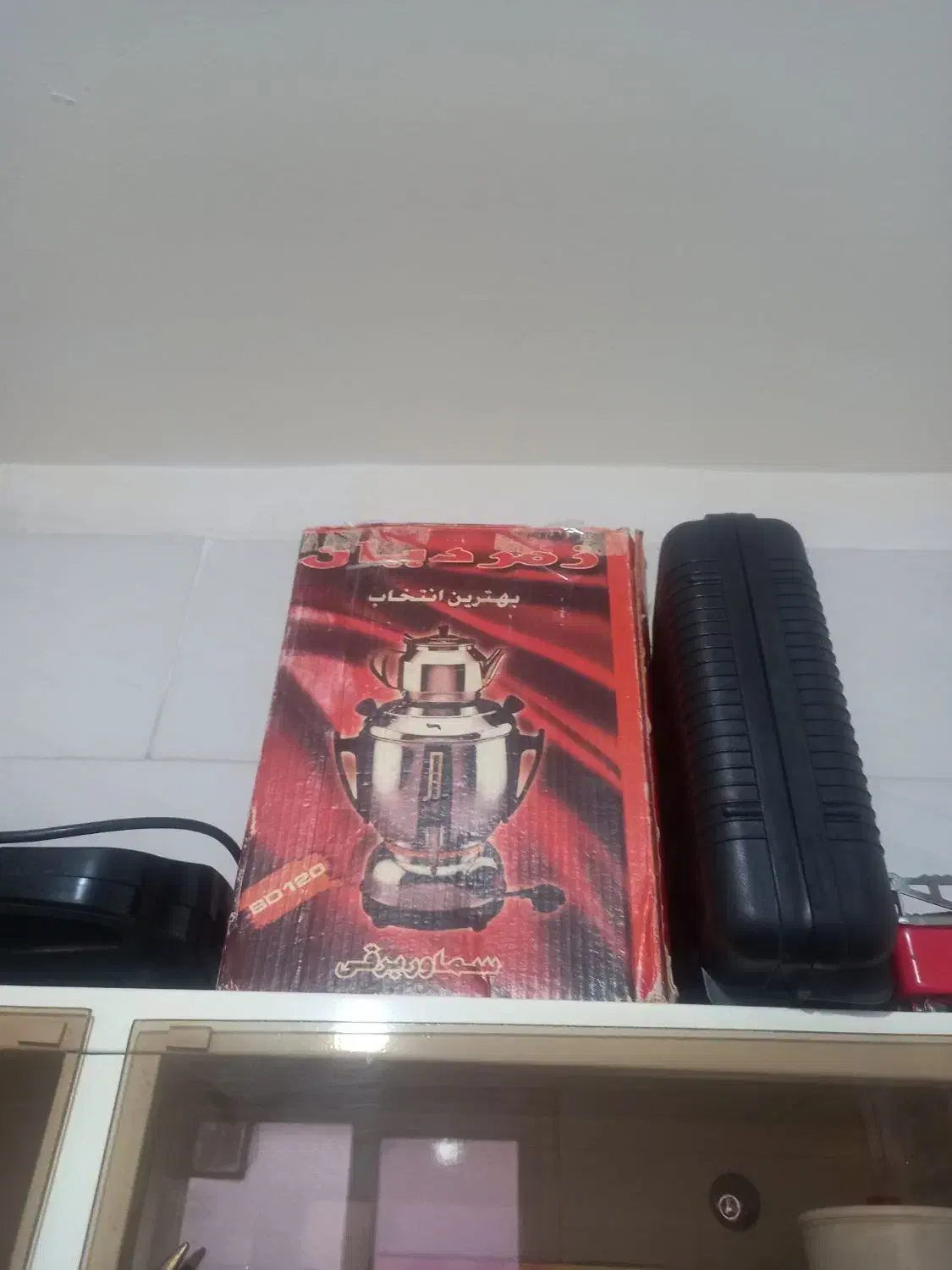 سماور برقی ۶ لیتری نو مال‌ جهیزیه بوده|سماور، چای‌ساز، قهوه‌ساز|لنجان, |دیوار